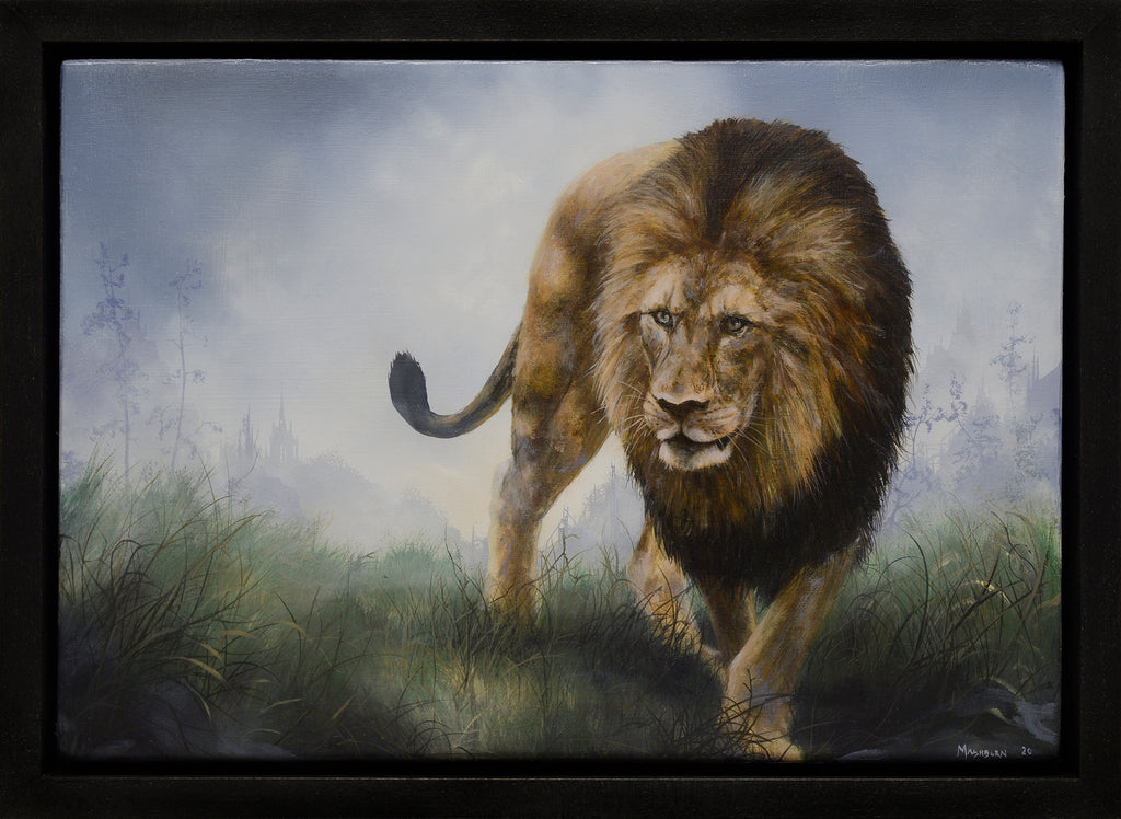 Brian Mashburn - Lion Walking in Tall Grass