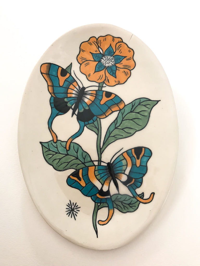 Jennifer Parks - Butterfly plate #1